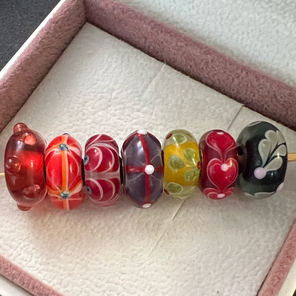 Trollbeads Colorful murano xmas Bead Bracelet